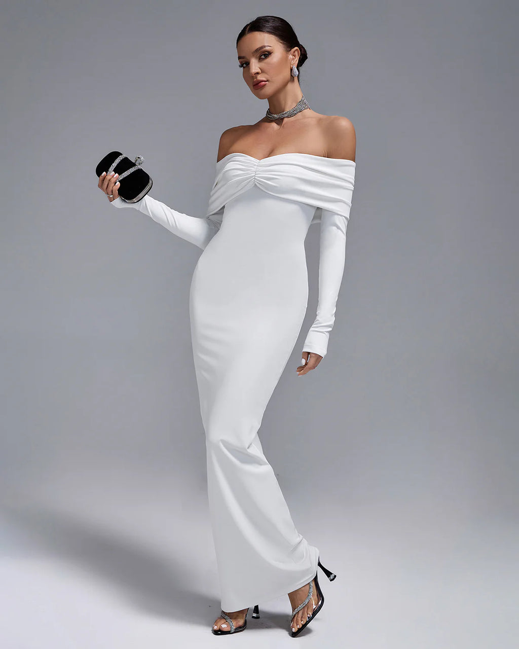 Allure Strapless Elegant Maxi Dress