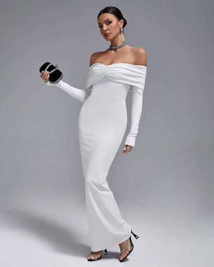 Allure Strapless Elegant Maxi Dress