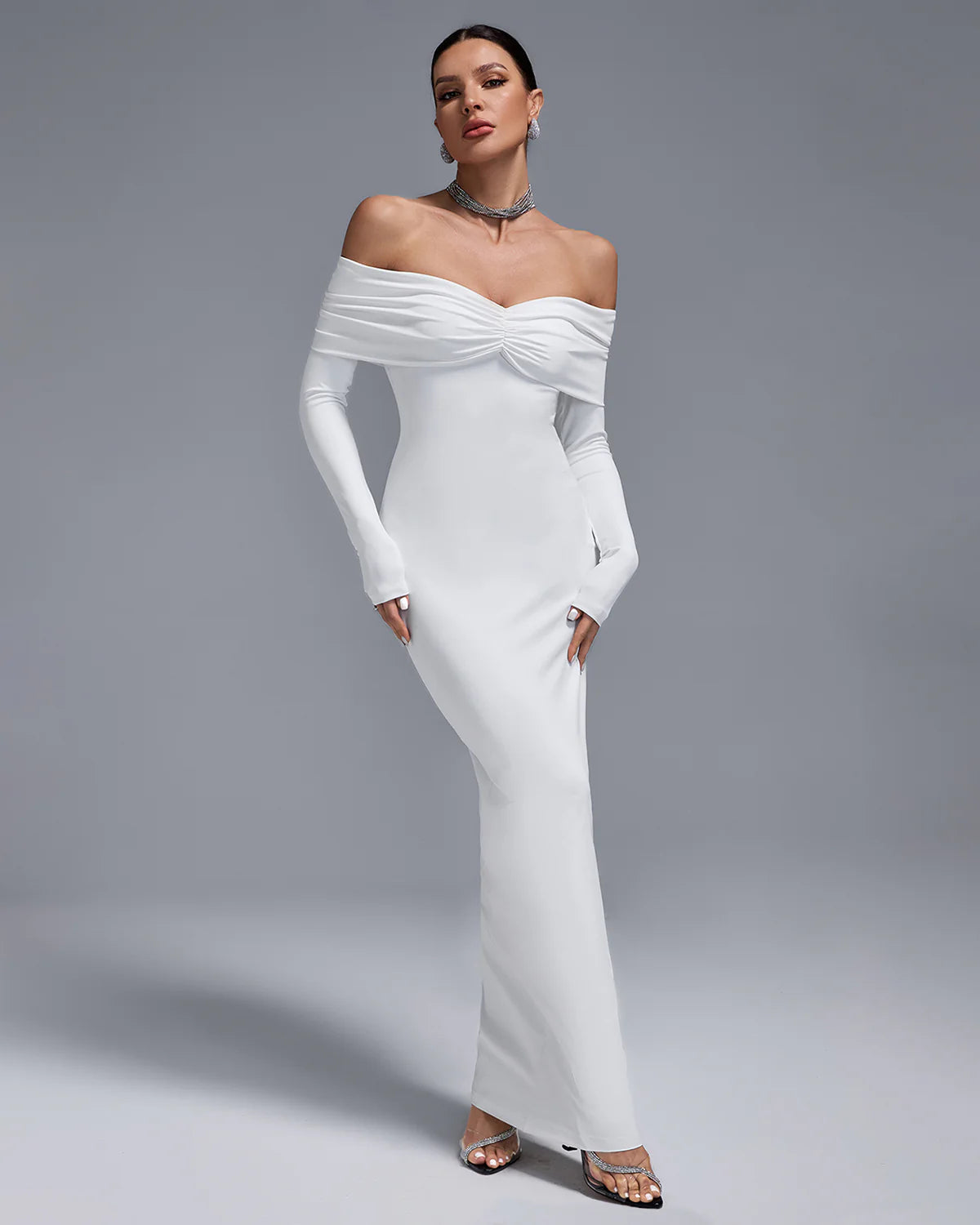 Allure Strapless Elegant Maxi Dress