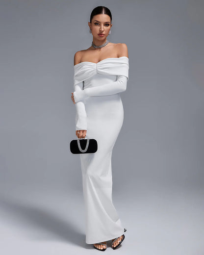Allure Strapless Elegant Maxi Dress