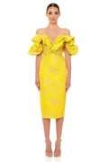 Women's Fashion Temperament Jacquard V-neck Dress Aclosy