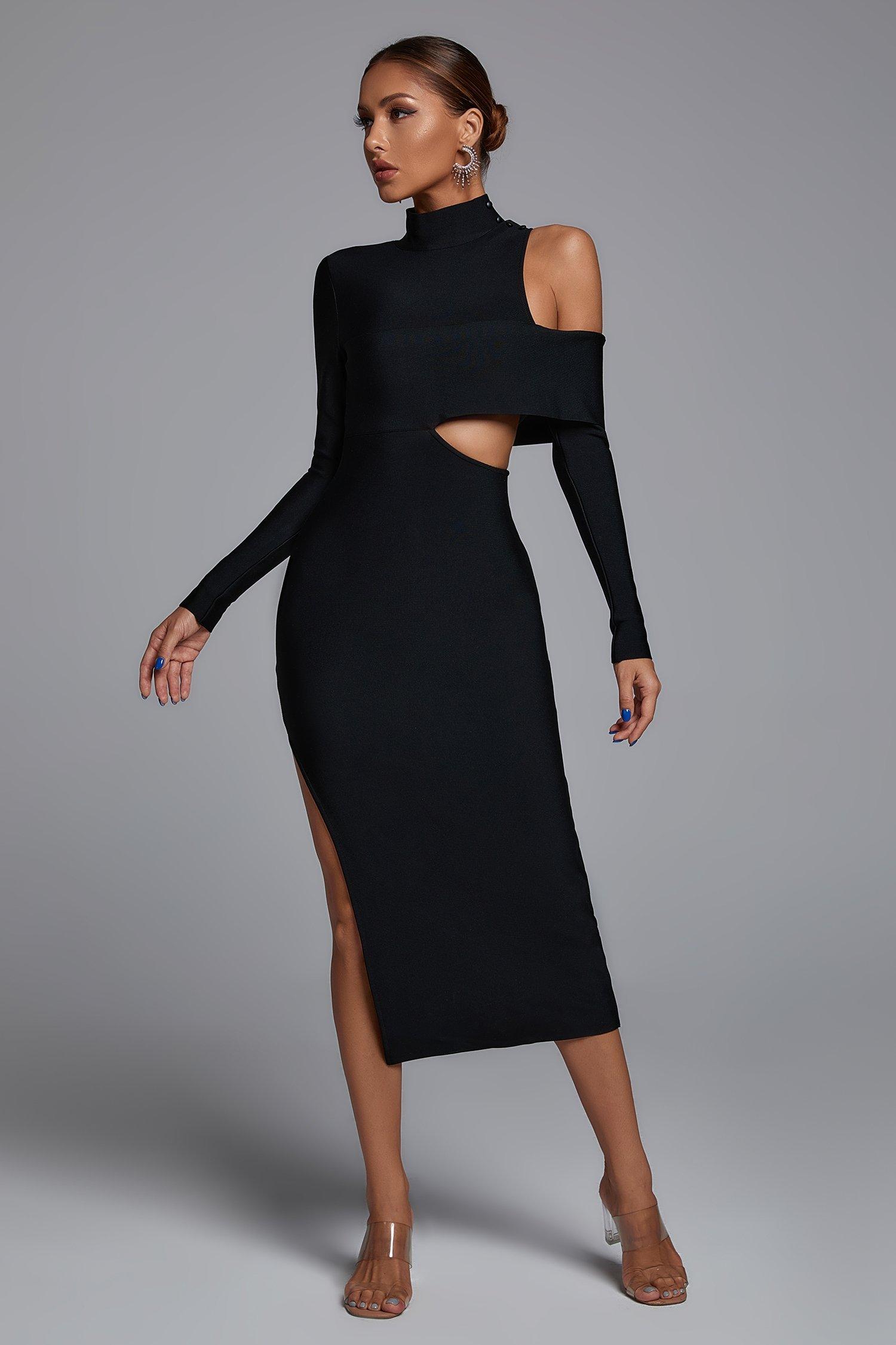 cut out bandage dress Chocolate Spaghetti Straps Knotted Mini Small Gentle machine wash Color may vary due to the lighting on images Clothing : Bandage Dresses :