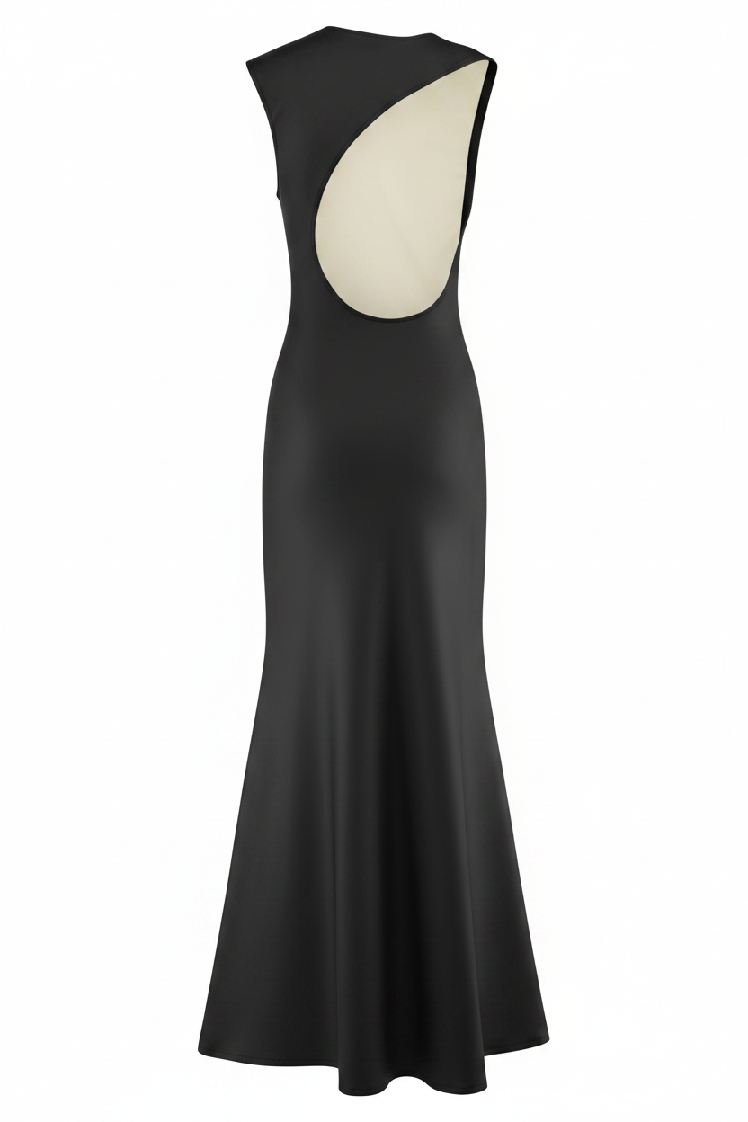 Aeria elegant backless bandage maxi Dress