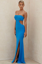 CHARMING STRAPLESS HIGH SLIT PROM DRESS Aclosy
