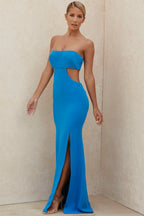 CHARMING STRAPLESS HIGH SLIT PROM DRESS Aclosy
