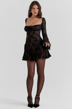 Alyia Chic Lace Corset Dress