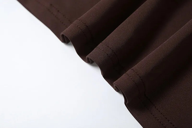 Sleeveless Vest Slim Fit Long Dress Suit