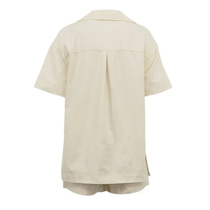 Chic Lapel Pocket Two-Piece Set