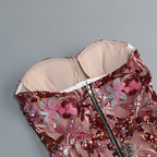 CHIC ELEGANT BACKLESS MAXI DRESS