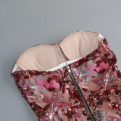 CHIC ELEGANT BACKLESS MAXI DRESS