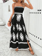 Elegant Palace Sleeveless Dress – Chest-Lift Waist-Cinch Fit