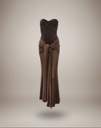 Lorena Sequin Tube Top Elegant Party Dress aclosy