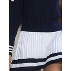 Women's Long Sleeve Sweater Dress Fall Crewneck Ribbed Knit A-Line Casual Mini Dresses Aclosy