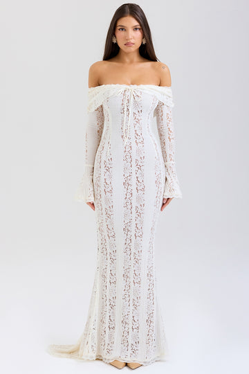 AEILA VINTAGE LACE MAXI DRESS – Aclosy