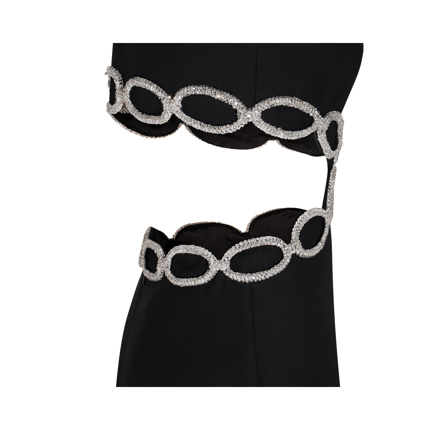 French Crewneck Dress In Black aclosy