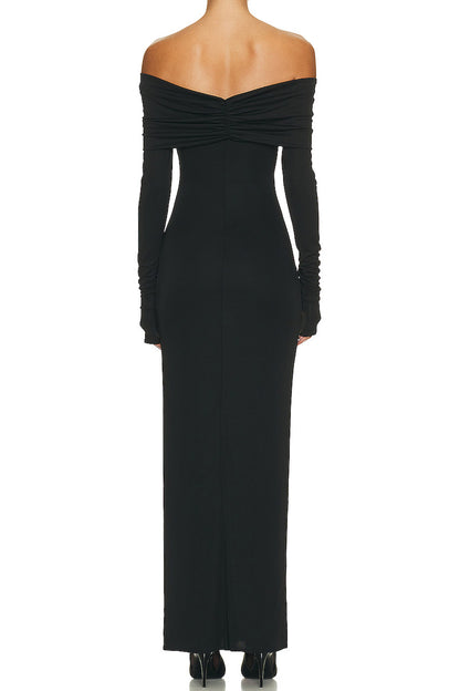 Allure Strapless Elegant Maxi Dress