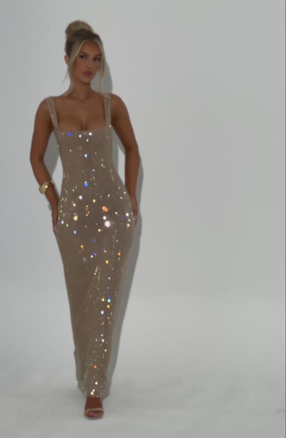 ALLURE SPARKLE MAXI DRESS