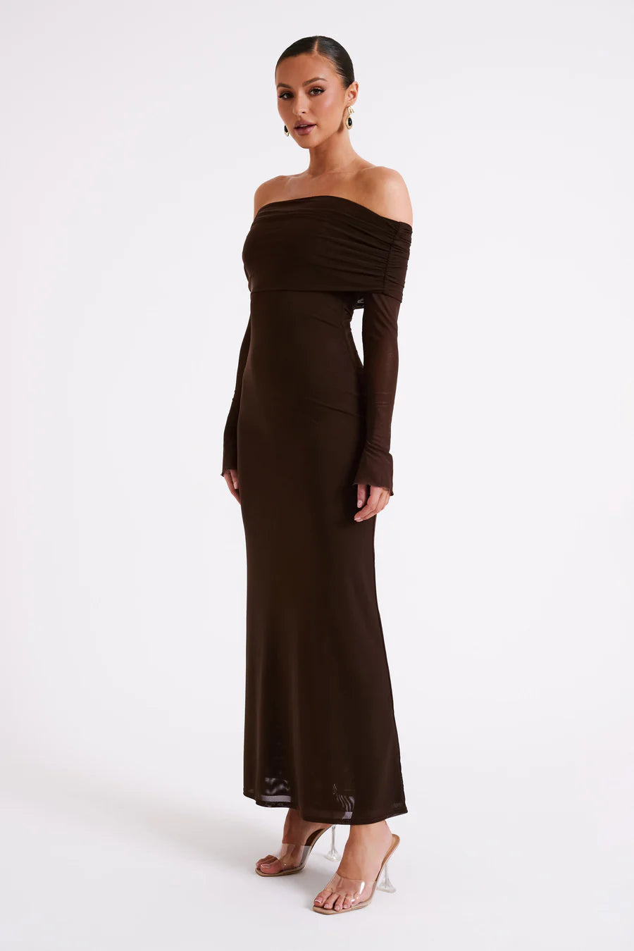 Chic Strapless Backless Socialite Maxi Dress