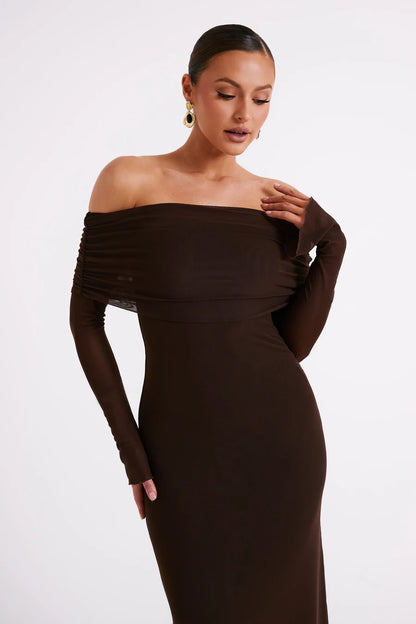 Chic Strapless Backless Socialite Maxi Dress