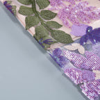 Aleka strapless mesh sequin maxi backless dress