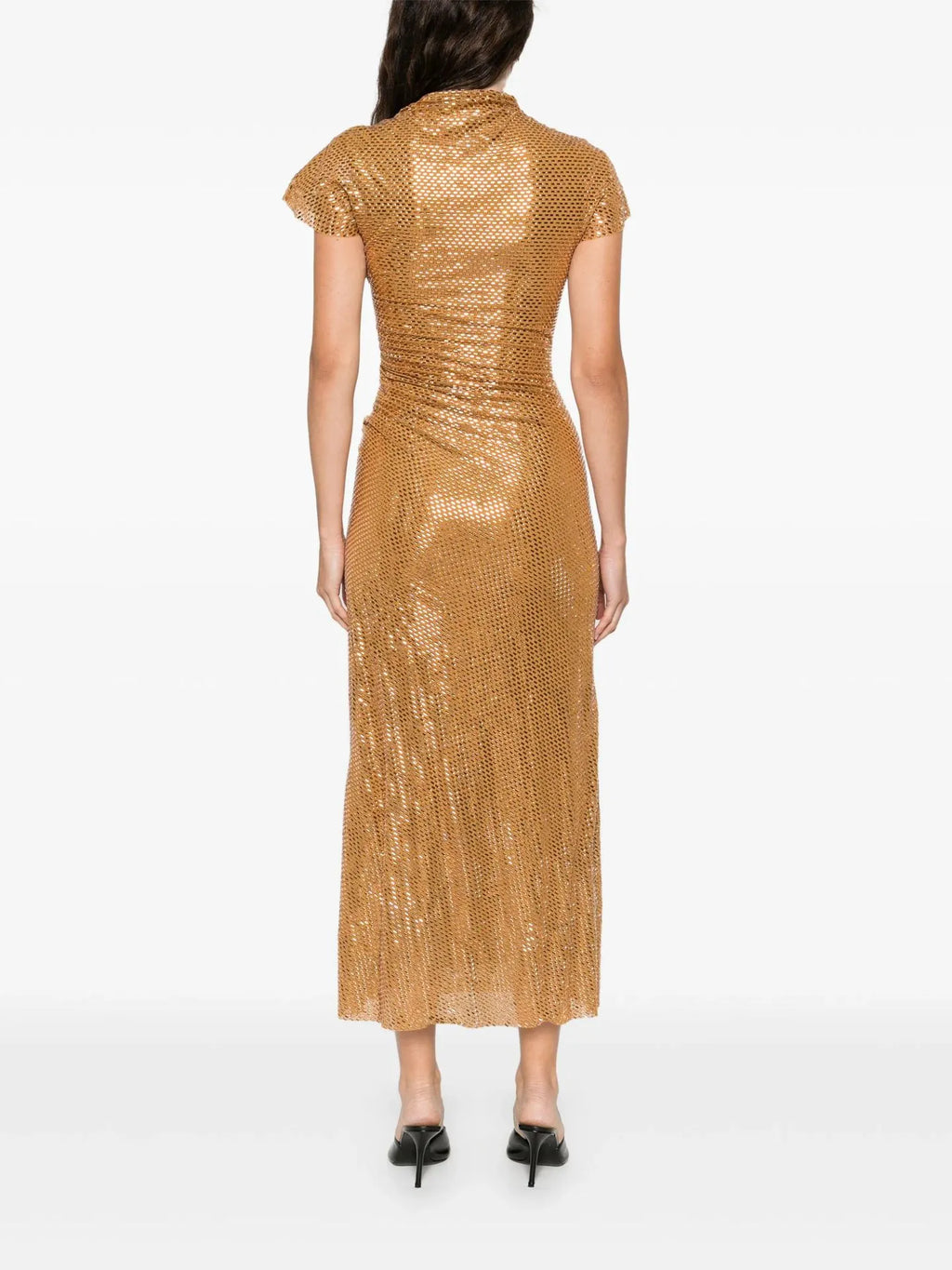 Chic Party Off-Shoulder Beaded Sleeveless Dress