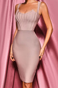 Women's Sleeveless Slim Fit Bandage One-piece Dress Aclosy