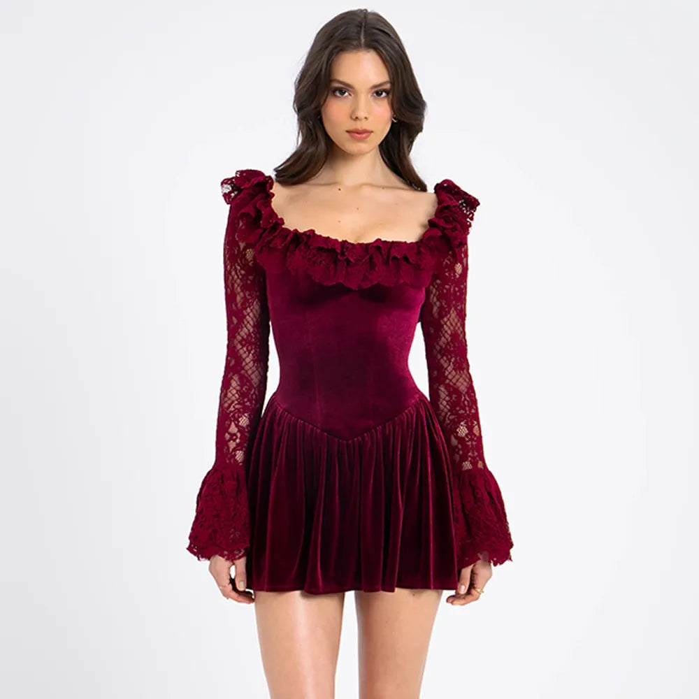 REILA MINI RED DRESS