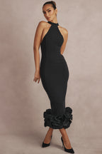 Elegant Sleeveless Cascading Skirt Party Dress Skirt Aclosy