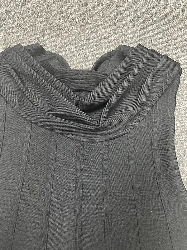 Tassel Tube Top Bandage Dress