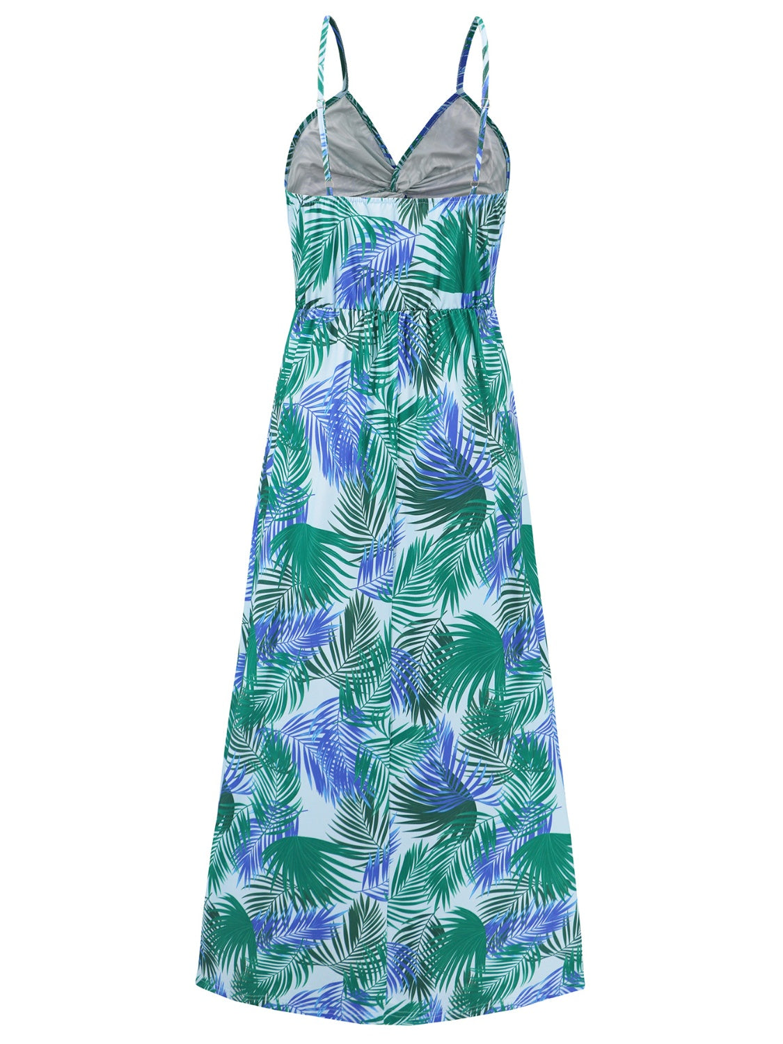 Twisted Printed V-Neck Cami Dress Trendsi