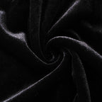 Aerilla Low Cut Long Sleeve Black Dress Aclosy