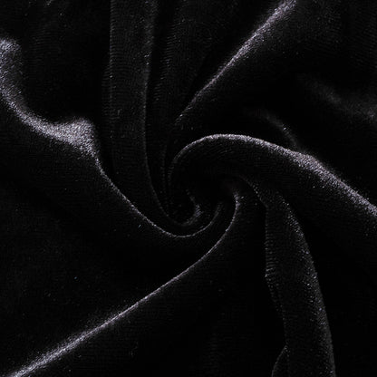 Aerilla Low Cut Long Sleeve Black Dress Aclosy
