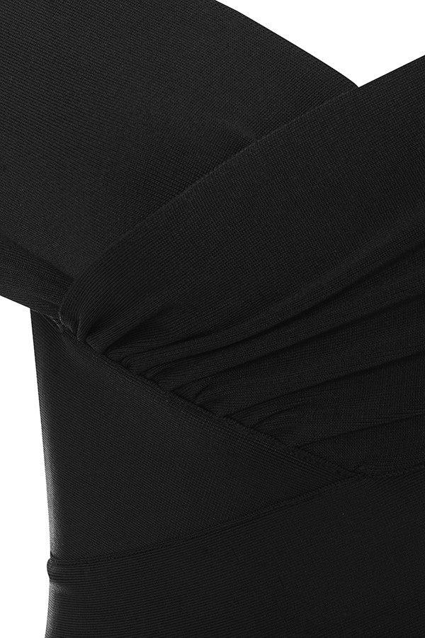 Meiga Off Shoulder Bandage Dress aclosy