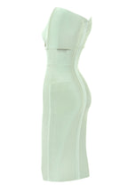 Meiga Off Shoulder Bandage Dress aclosy