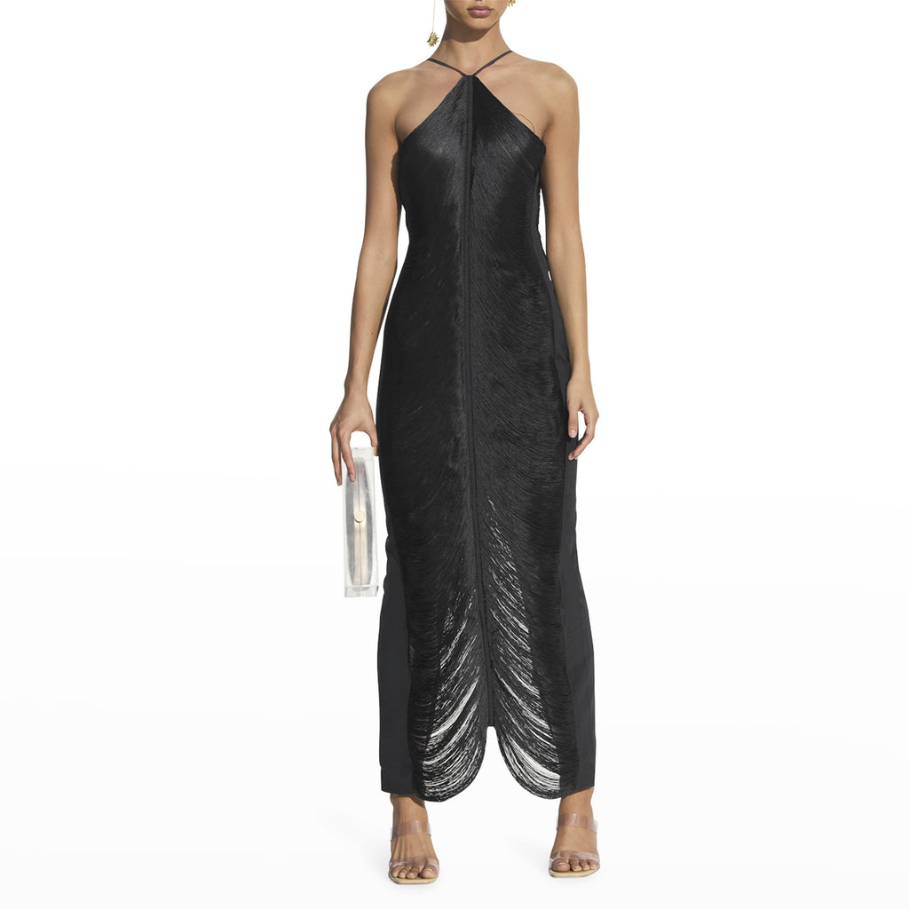 Irregular Dress For Women's Clothing With Empty Straps Aclosy