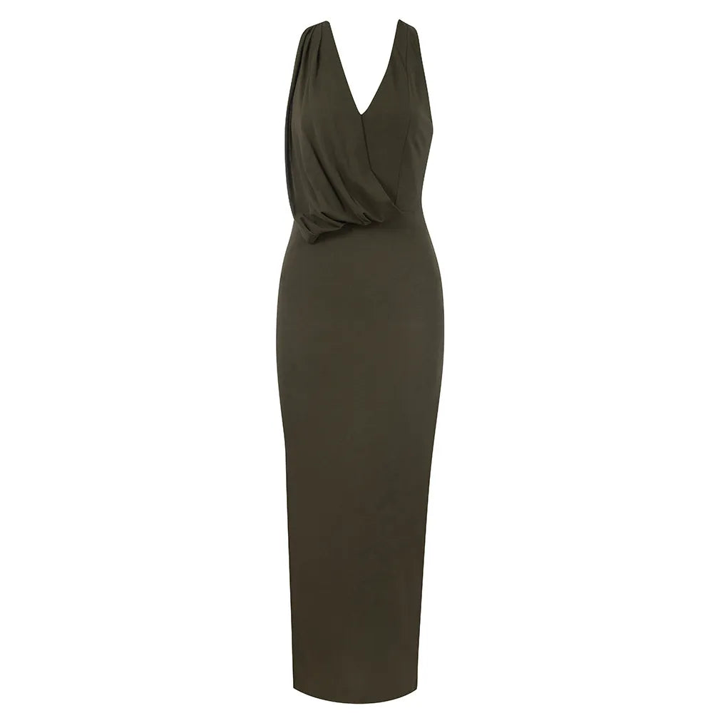 Alana Halter Backless Knitted Bandage Dress