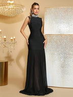 Eleka Bandage Mesh-Maxi Elegant Dress (Copy) aclosy