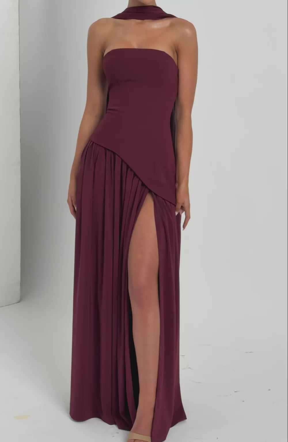 Malana Off shoulder Maxi Dress