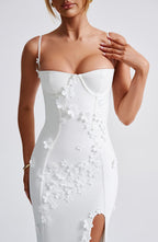 ALANA MAXI DRESS-LINED-BLACK aclosy