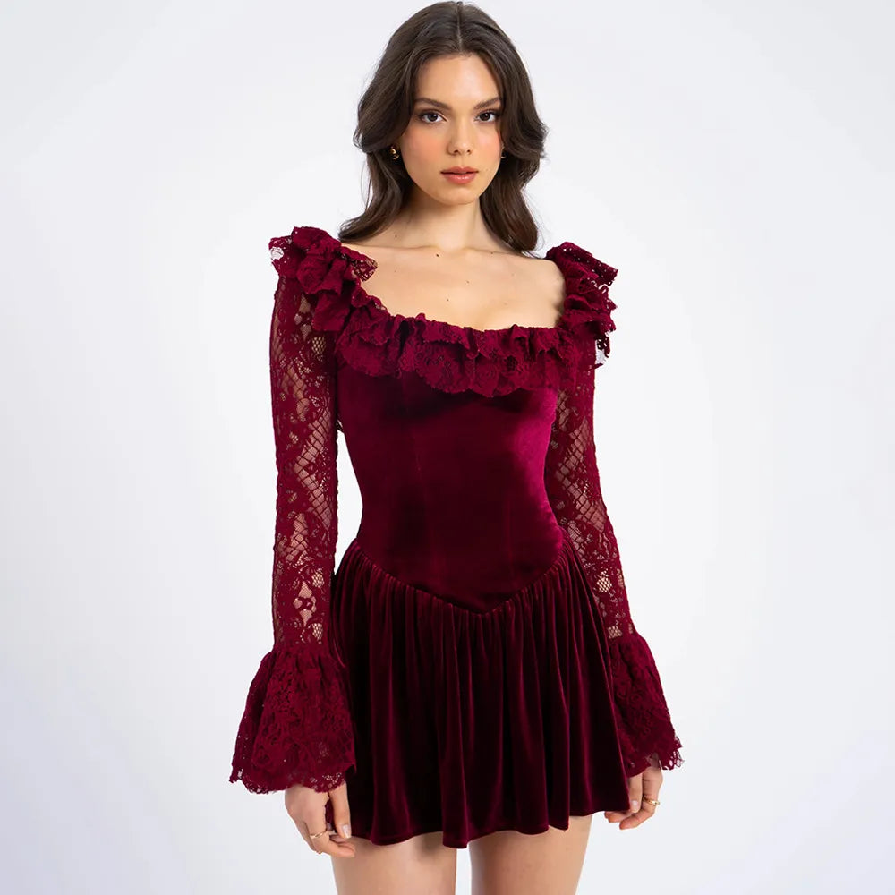 REILA MINI RED DRESS