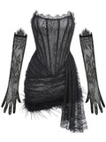 CHIC STRAPLESS CORSET MINI DRESS