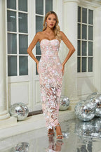 CHIC ELEGANT BACKLESS MAXI DRESS