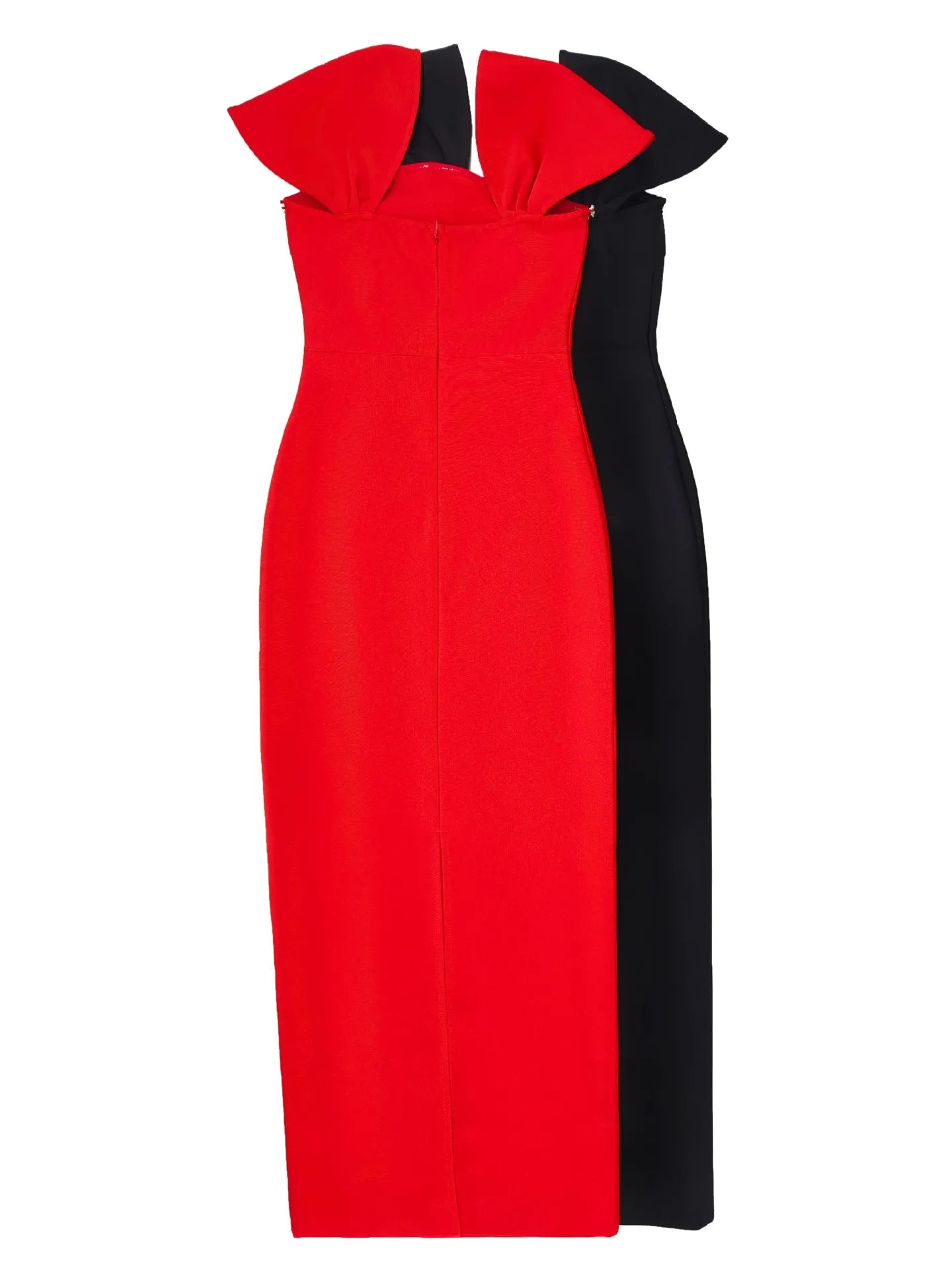 Allure Diamond Maxi Red Dress