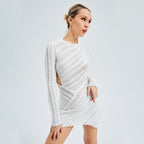 2023 Suspender Combat Color, Revealing Fashion Sexy, Waist Split Skirt aclosy