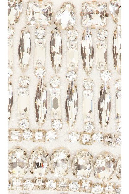 Allure Backless Cutout Diamond Maxi Dress