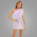 Tight Mini Bandage One-piece Dress Aclosy