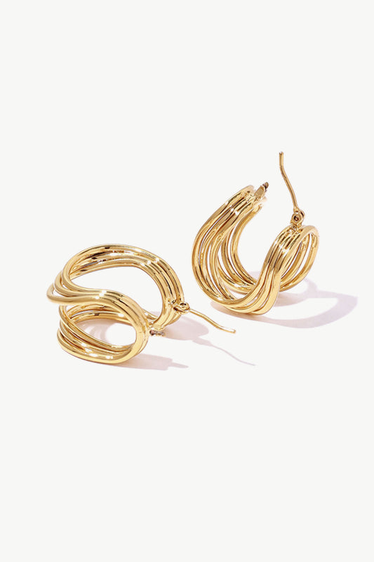 U-Shaped Hoop Earrings Trendsi