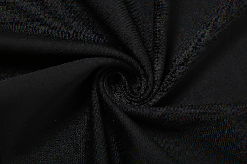 Design Sense Sexy Backless Low-cut V-neck High Slit Bag Hip Dress Aclosy