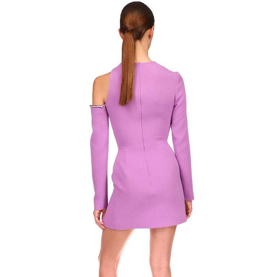 Women's Fashion Round Neck Dress Aclosy