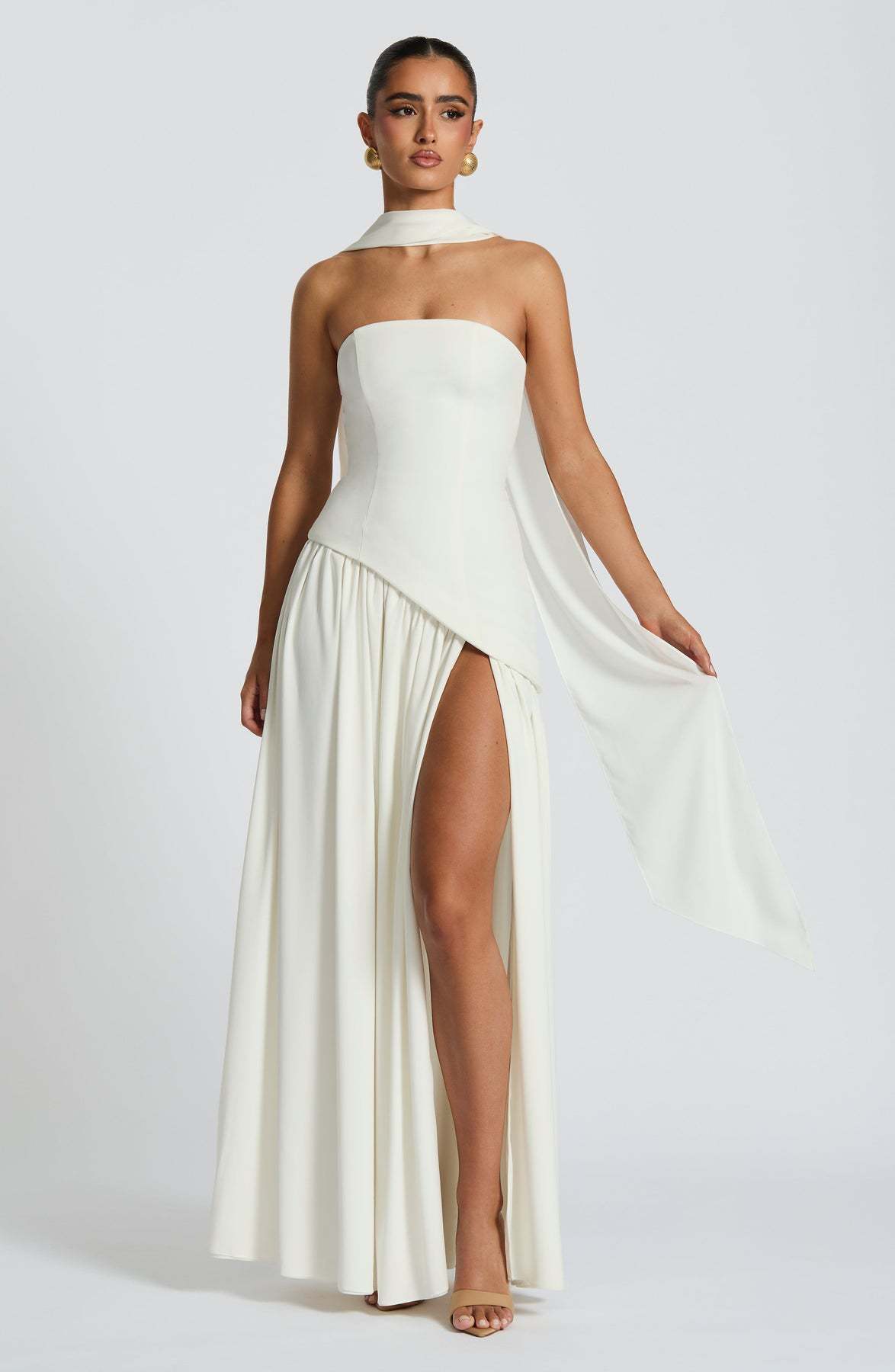 Malana Off shoulder Maxi Dress
